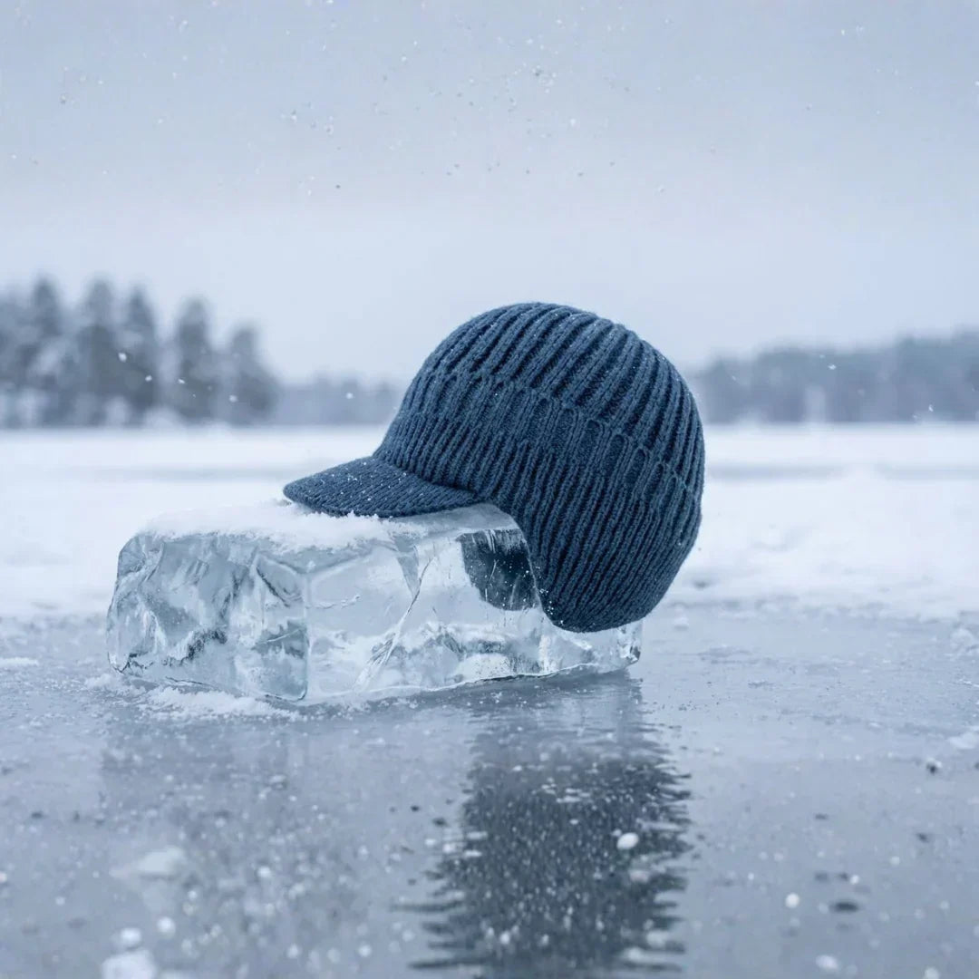 Fjordwarm – Skandinavisk Vinterhue Med Høreværn (unisex, én størrelse passer alle)