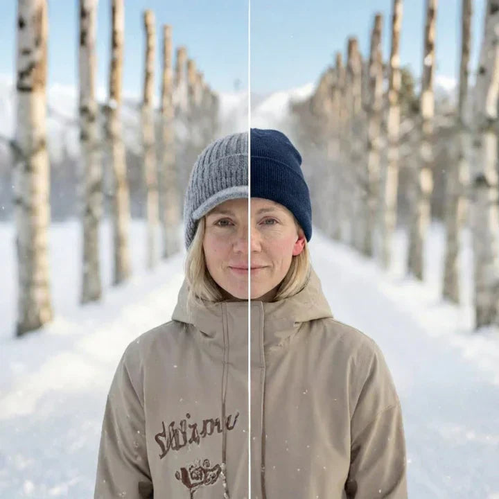 Fjordwarm – Skandinavisk Vinterhue Med Høreværn (unisex, én størrelse passer alle)